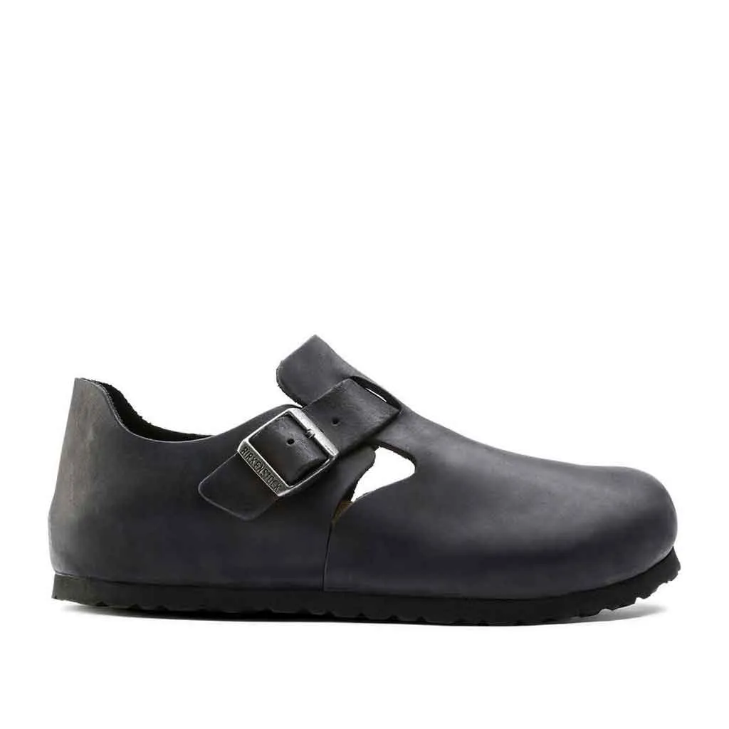 Birkenstock London Clog for Men - Black Leather