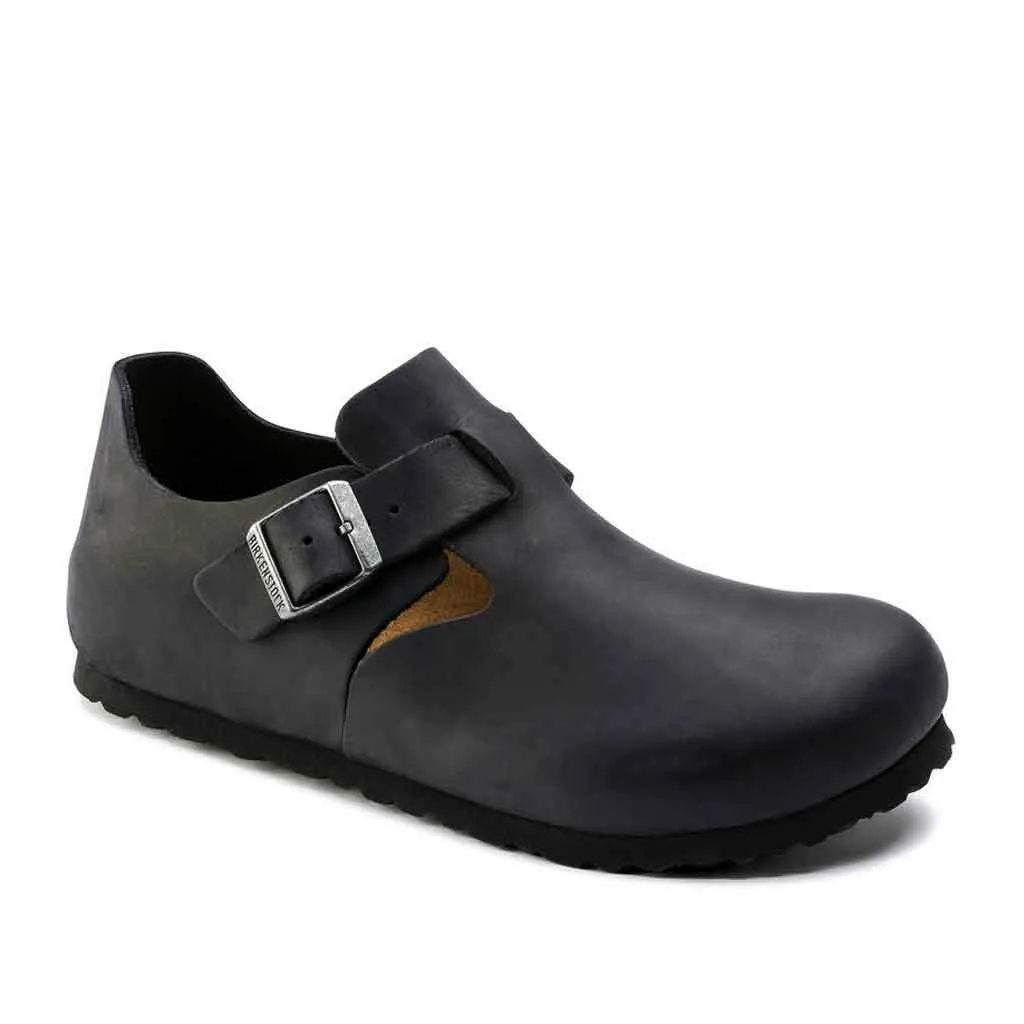 Birkenstock London Clog for Men - Black Leather