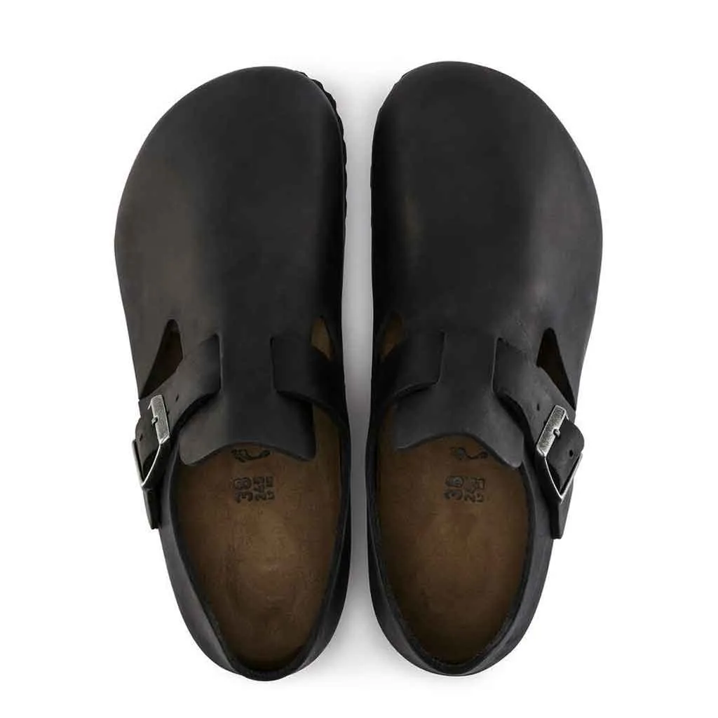 Birkenstock London Clog for Men - Black Leather