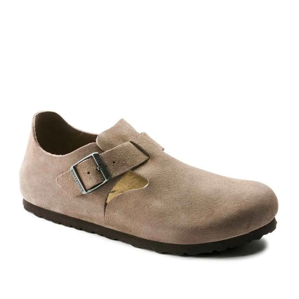 Birkenstock London Clog for Women - Taupe Suede