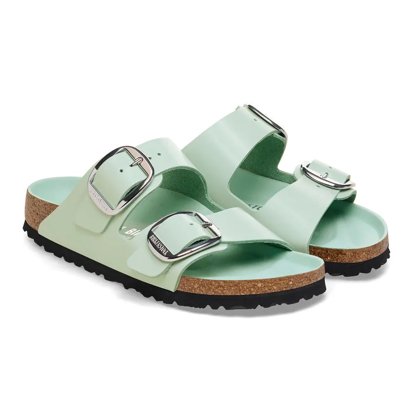 Birkenstock Women’s Arizona Big Buckle High Shine Surf Green