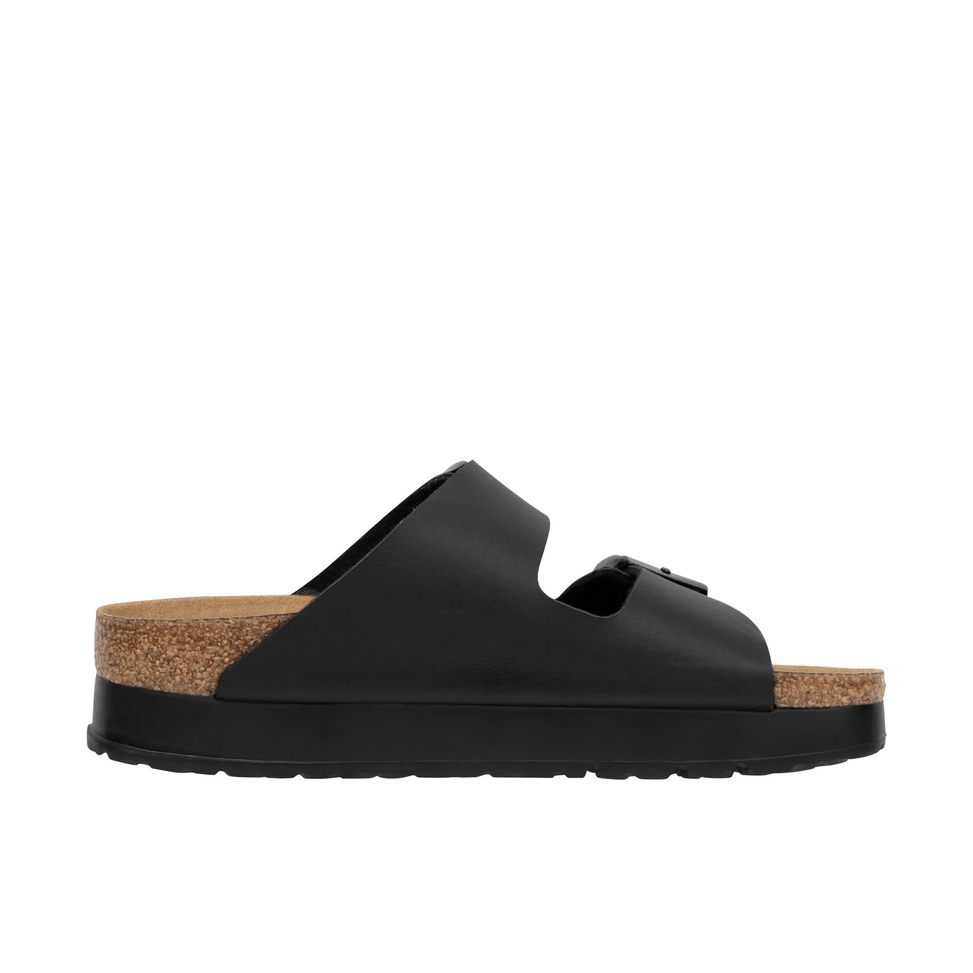 Birkenstock Womens Arizona Platform Vegan Birko-Flor Black