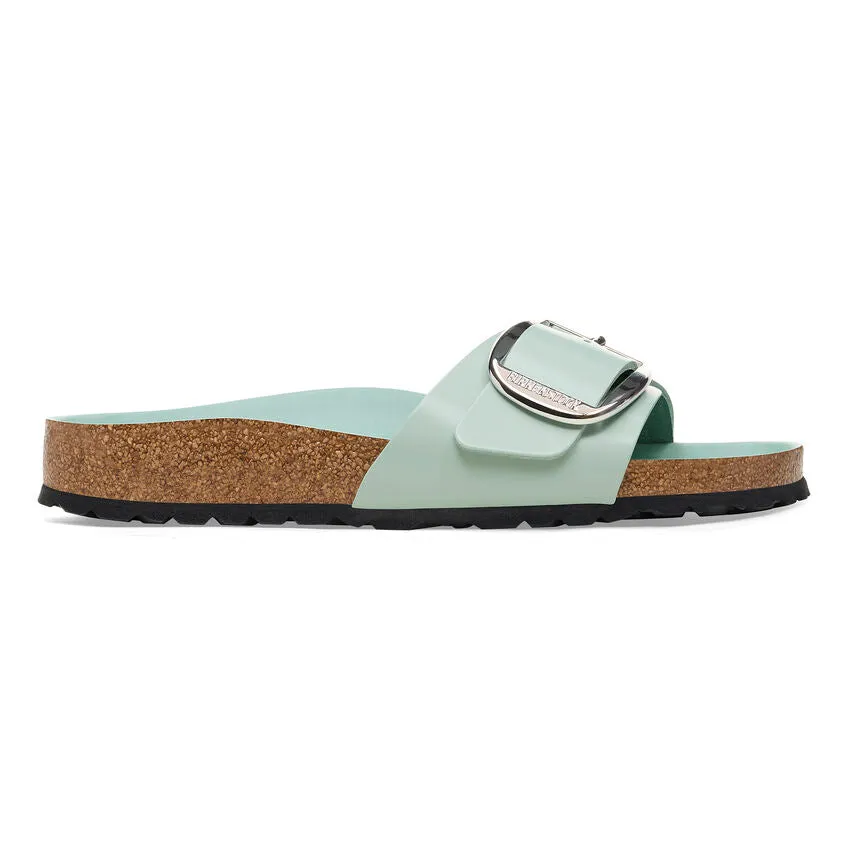 Birkenstock Women’s Madrid Big Buckle High Shine Surf Green