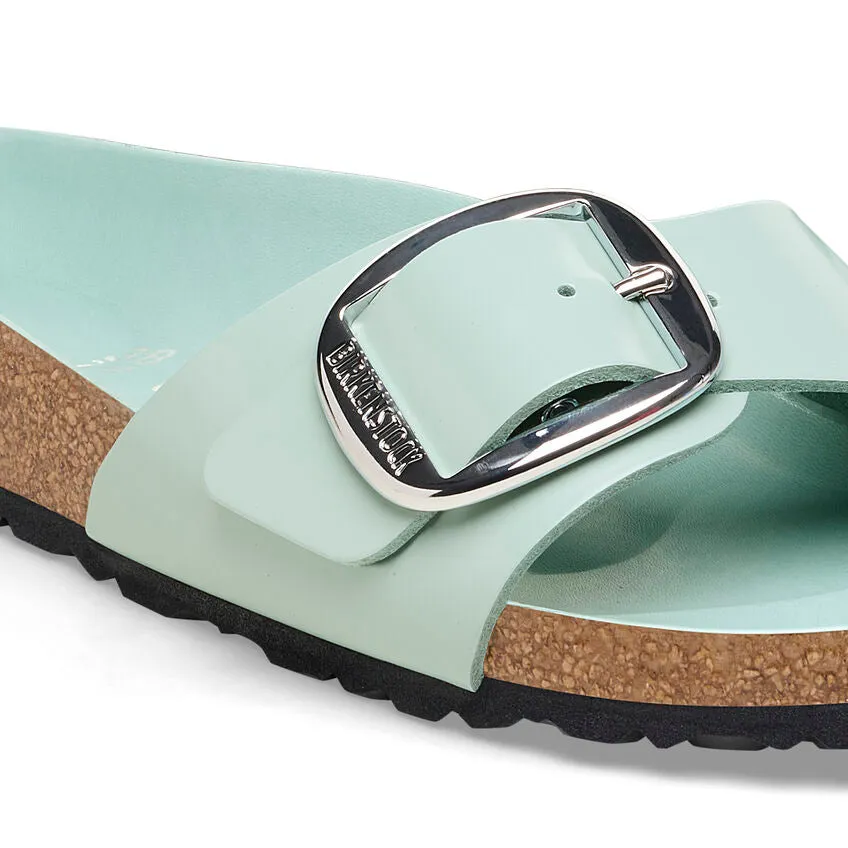 Birkenstock Women’s Madrid Big Buckle High Shine Surf Green