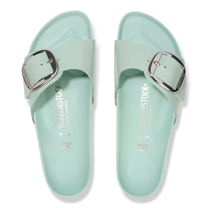 Birkenstock Women’s Madrid Big Buckle High Shine Surf Green