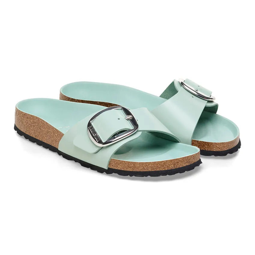 Birkenstock Women’s Madrid Big Buckle High Shine Surf Green