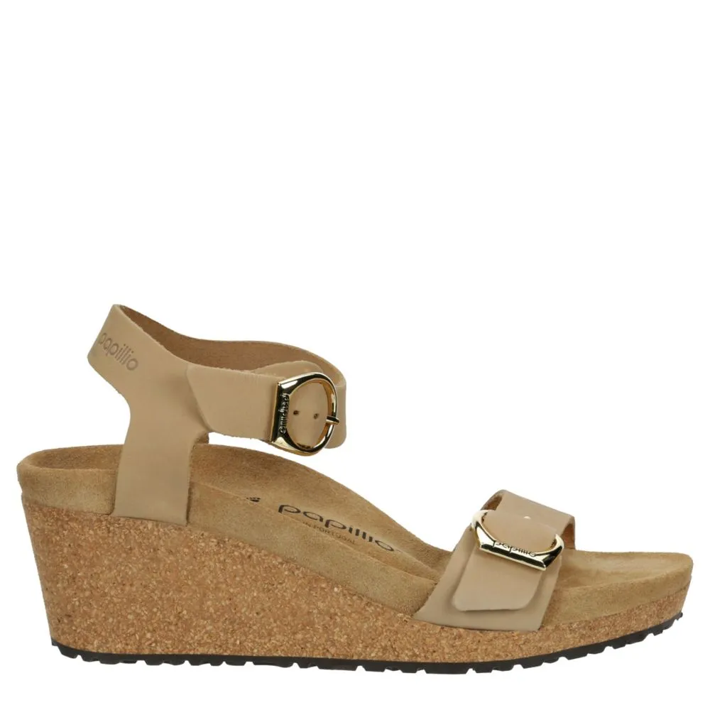 BIRKENSTOCK  WOMENS SOLEY WEDGE SANDAL BY PAPILLIO