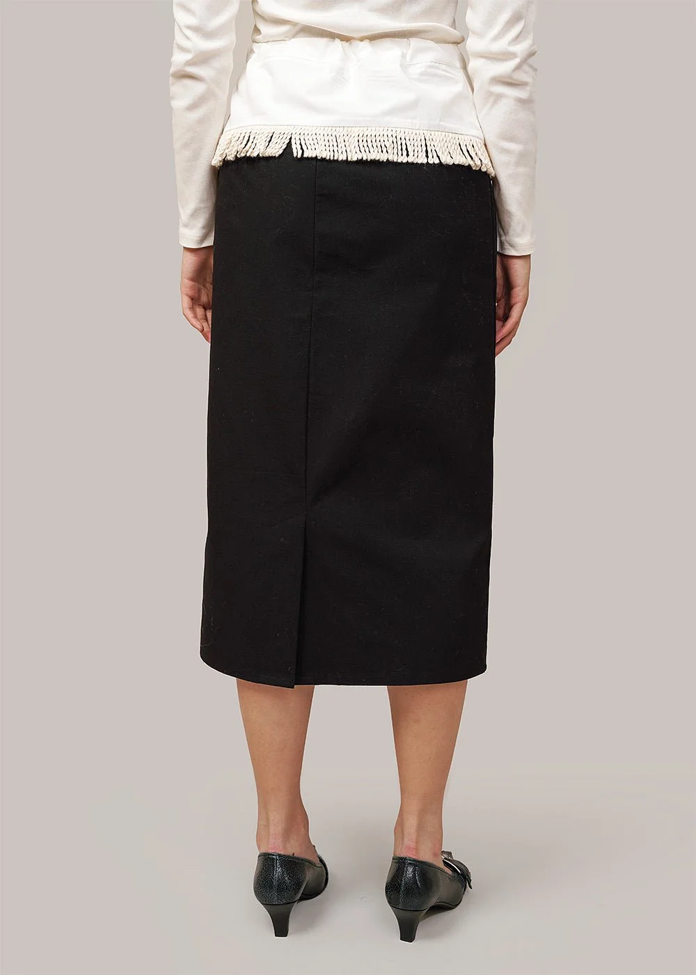 Black/White Frill Skirt