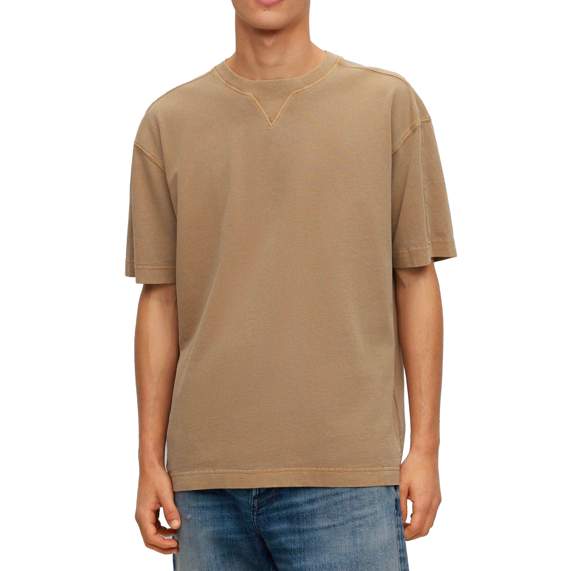 Boss Te Neon T-Shirt - Beige