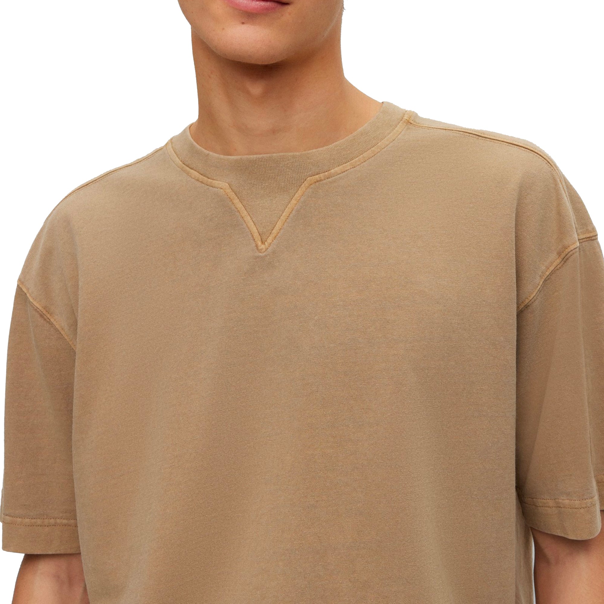 Boss Te Neon T-Shirt - Beige