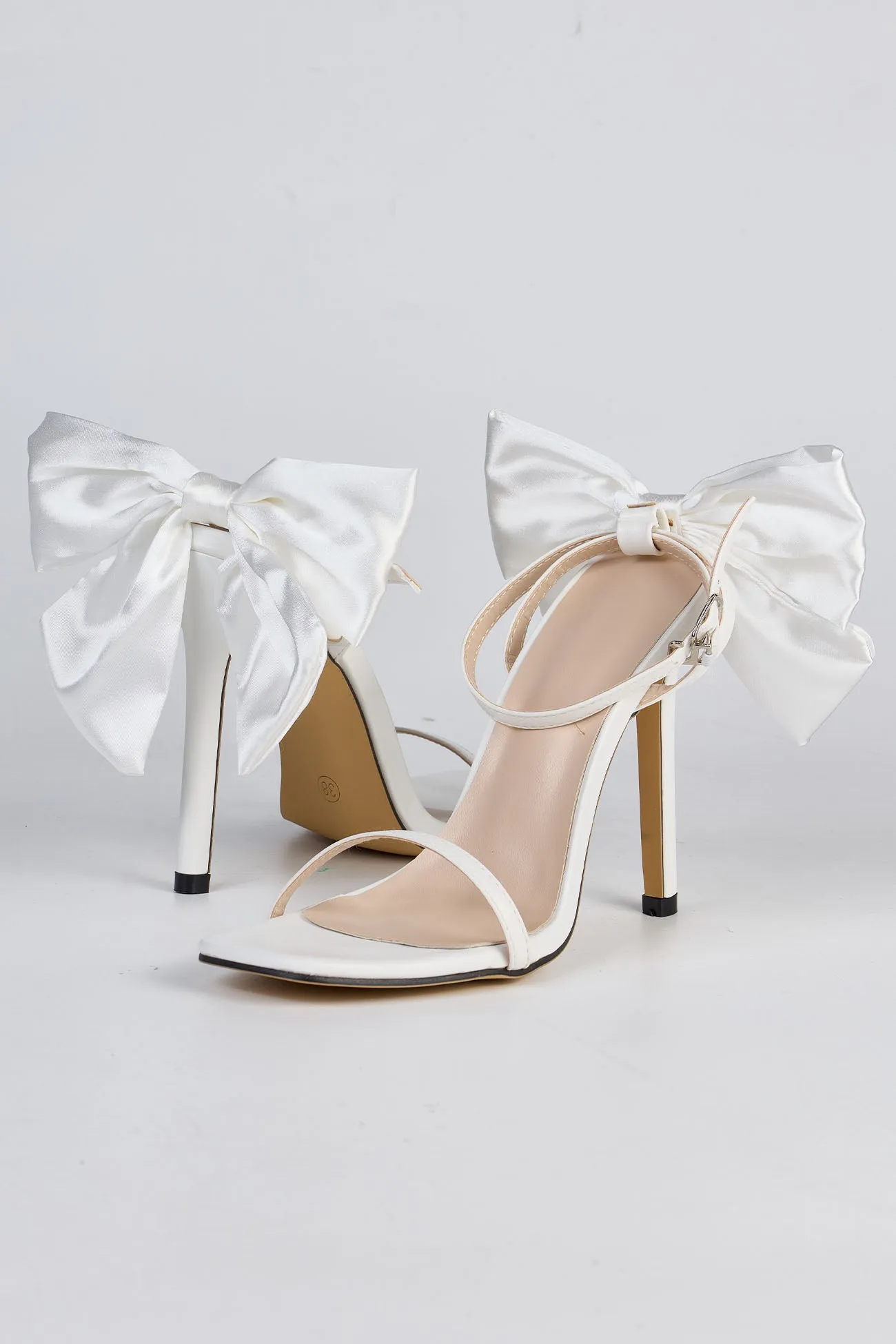 Bow Ankle Strap High Heels