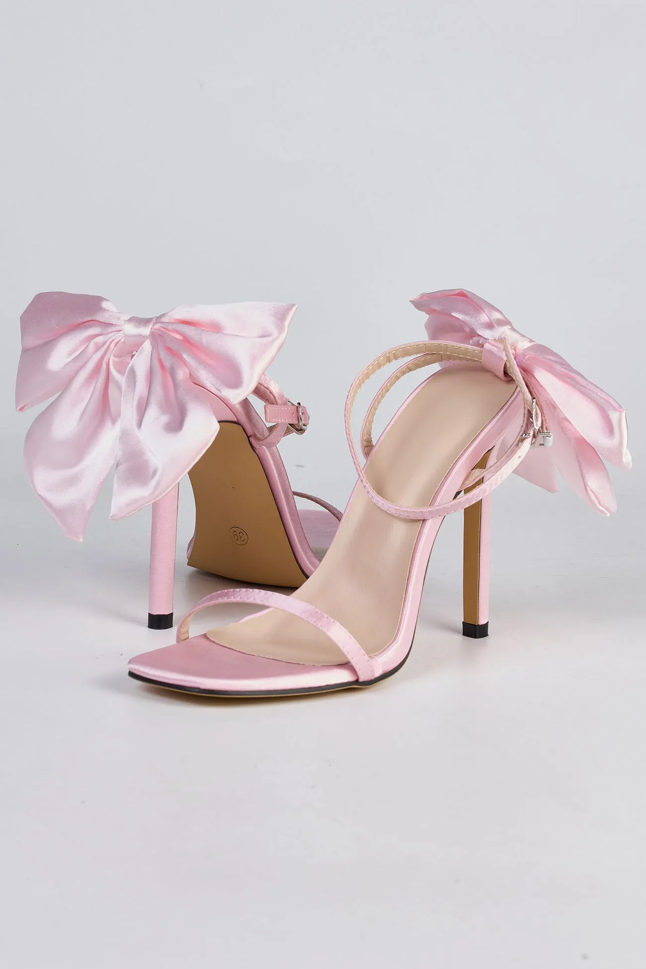 Bow Ankle Strap High Heels