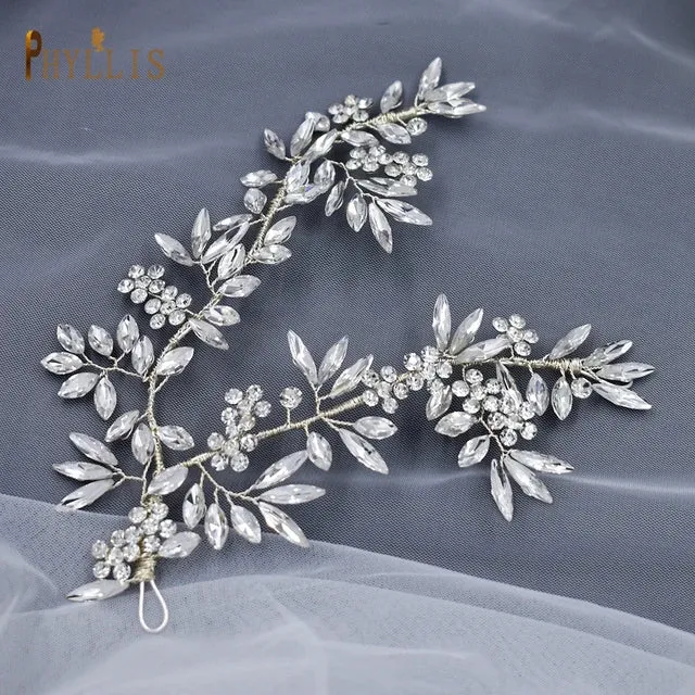 Bridal Tiaras for Wedding Headpieces Bride Hair Jewelry Gift Rhinestone Hair Piece Crystal Bridesmaid Headpiece Headwear - S4693