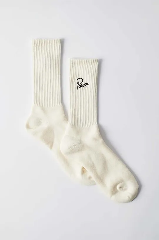 by Parra socks Signature Socks white color 52376