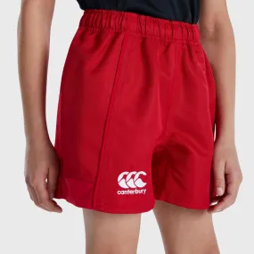 Canterbury Kid's Advantage Rugby Shorts 2.0 Red