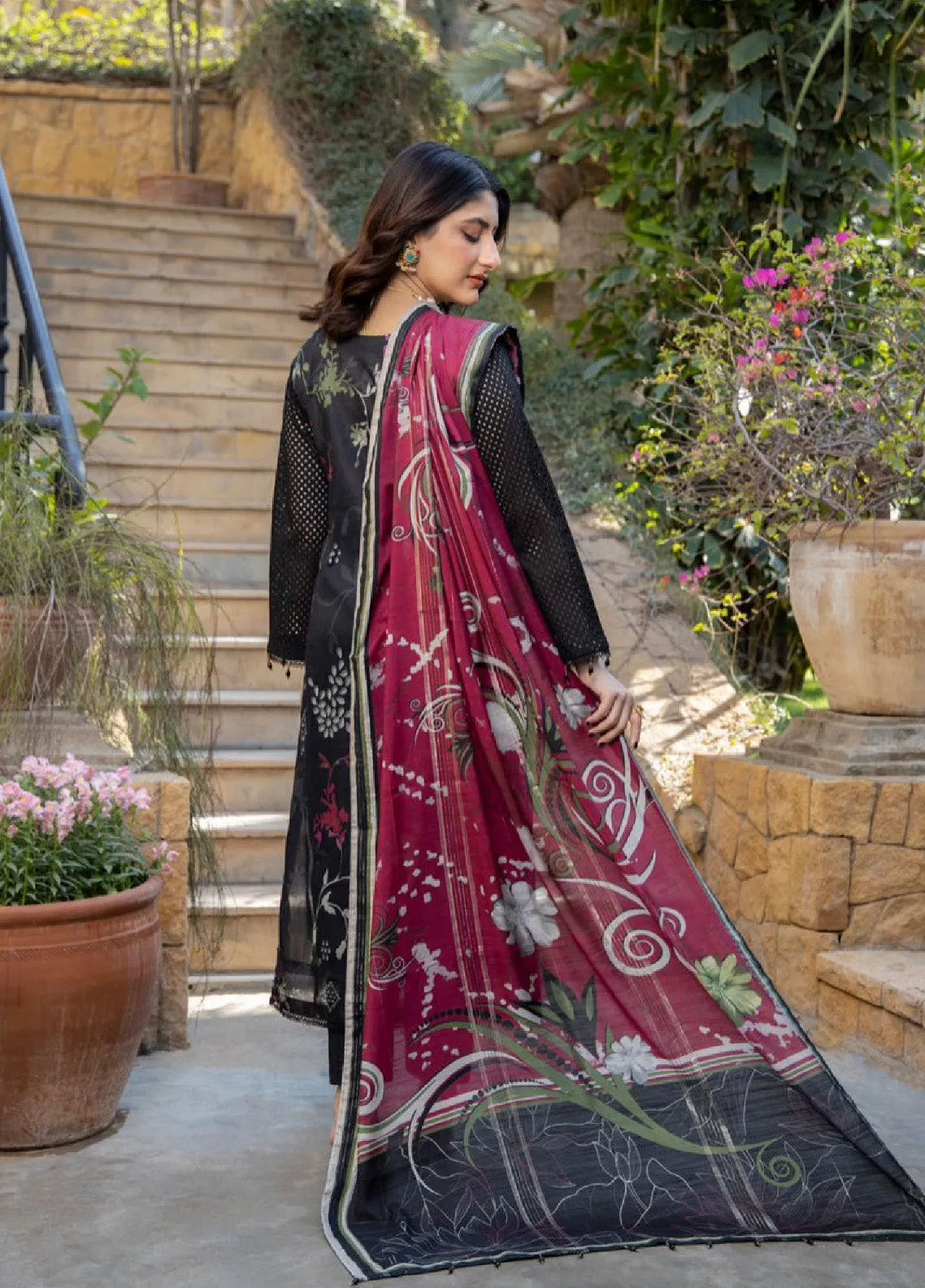 Chittyan Kalaiyaan By Schick Embroidered Lawn Unstitched 3 Piece Suit - SDH24CK 09