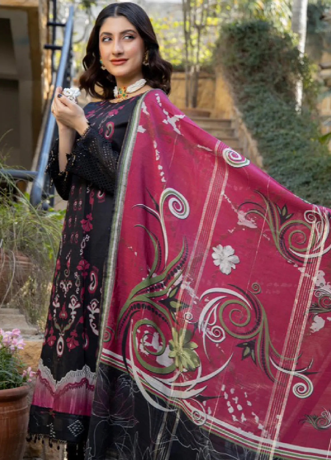 Chittyan Kalaiyaan By Schick Embroidered Lawn Unstitched 3 Piece Suit - SDH24CK 09