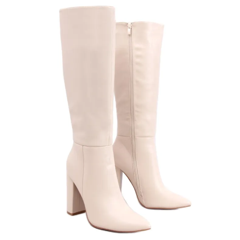 Classic Tiffany Beige high heels