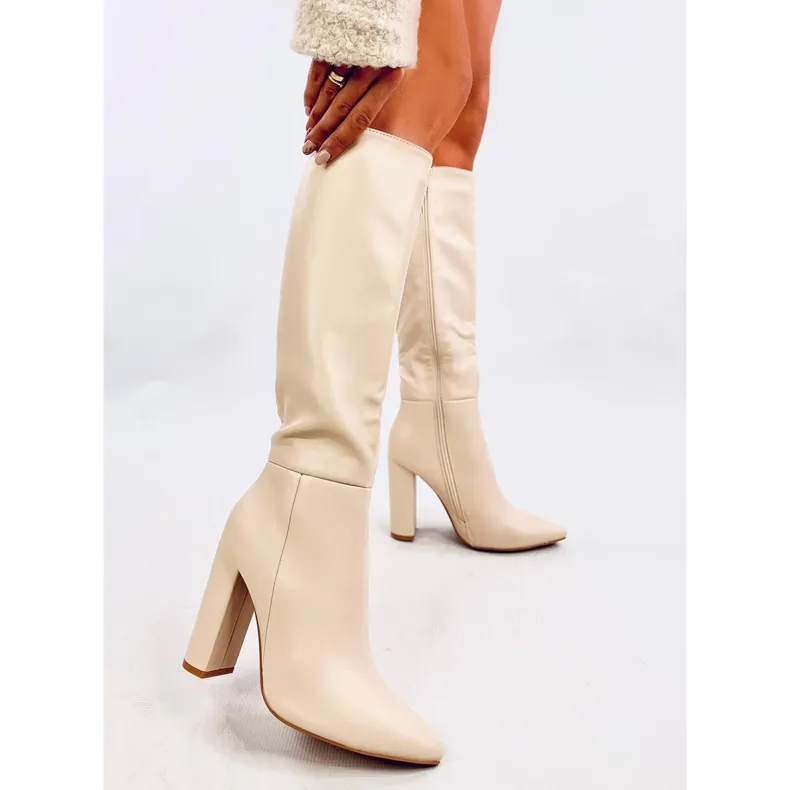 Classic Tiffany Beige high heels