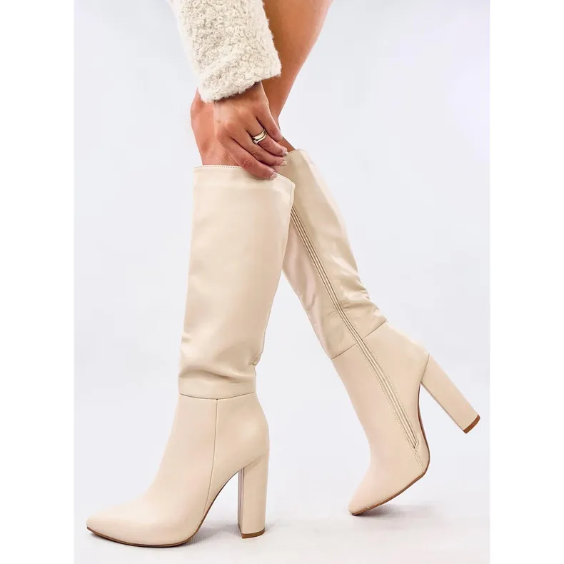 Classic Tiffany Beige high heels