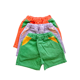 Color Block Shorts