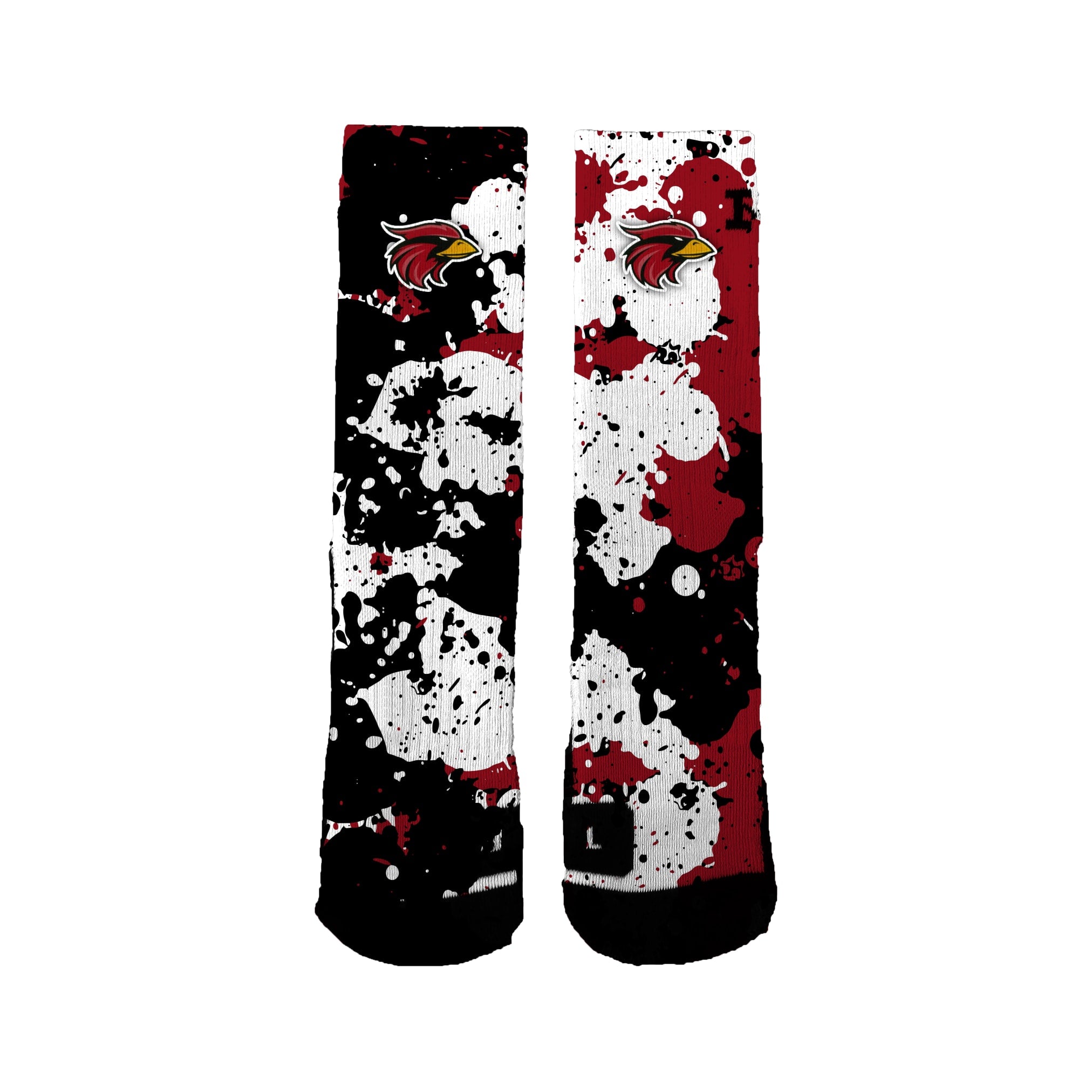 Corona Cardinals 3 Peat Splatter Socks