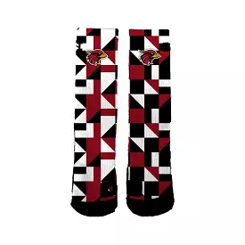 Corona Cardinals Blocks Socks