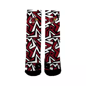 Corona Cardinals Maze Socks