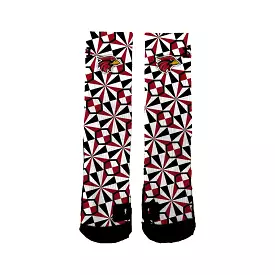 Corona Cardinals Pinwheel Socks