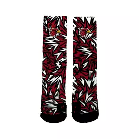 Corona Cardinals Shards Socks