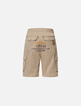 Daruma Label Embroidered Cargo Shorts