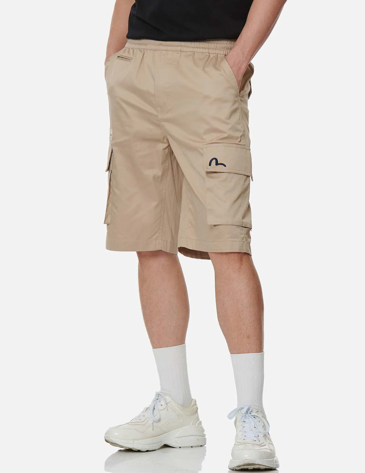 Daruma Label Embroidered Cargo Shorts