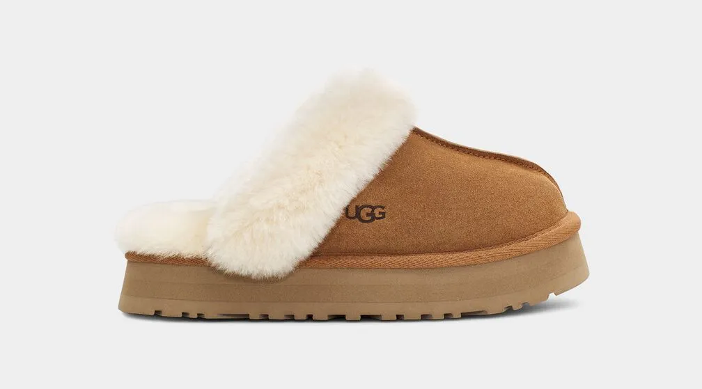 Disquette - The Ugg Platform Slipper in Chestnut