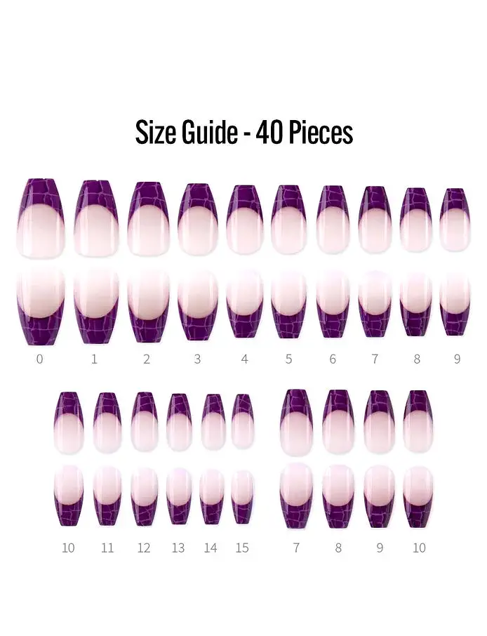 Finger Suit Kylie Nails 40pcs Hand Artificial Fake Nails Long Pretty Art Tips Beauty Red Coffin Shape Press On