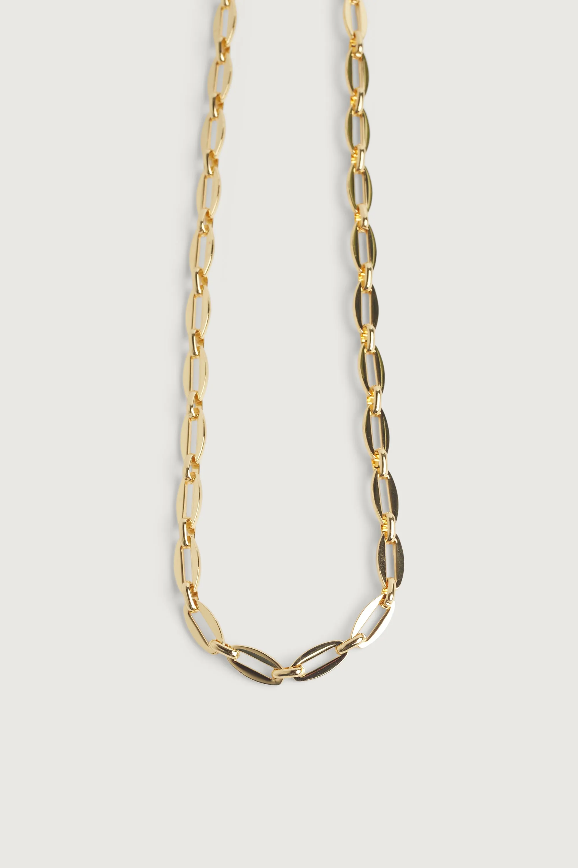 FLAT CHAIN LINK NECKLACE