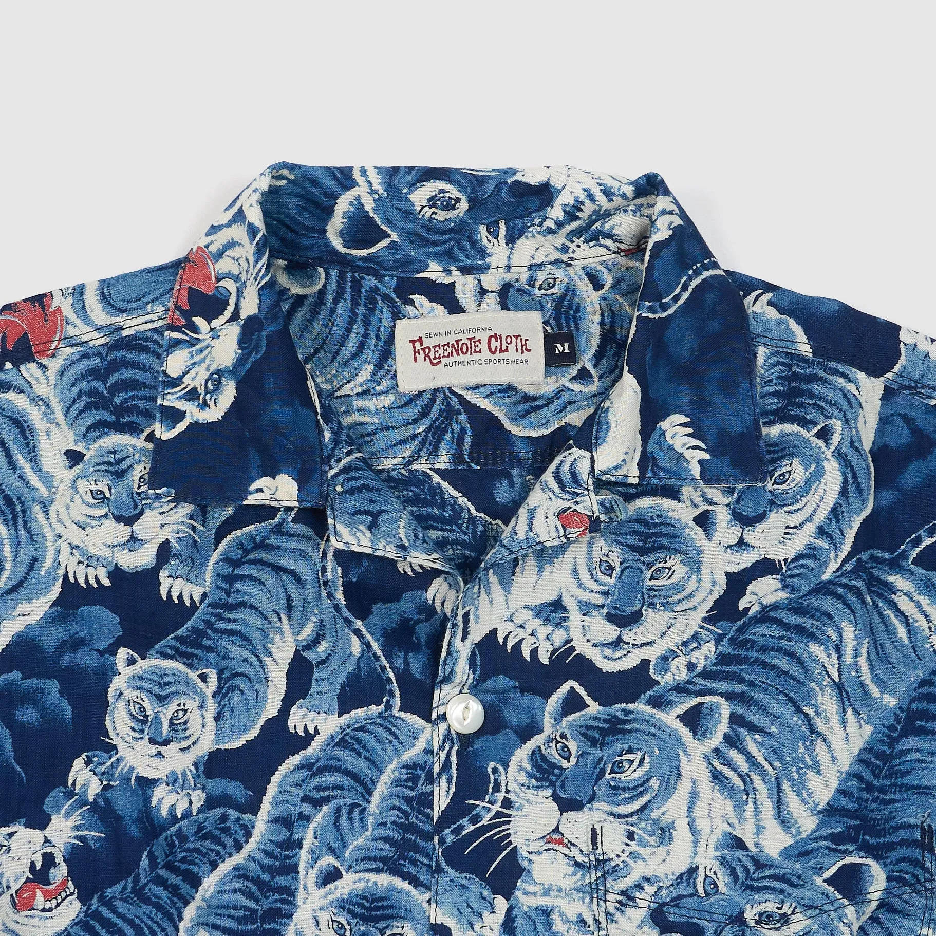 Freenote Ice Tiger Hawain Shirt