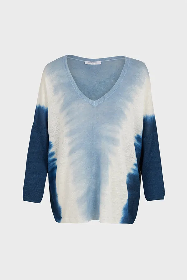 Gerard Darel & PabloLARSEN LOOSE FIT TIE & DYE SWEATER