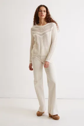 Gerard Darel BROOKE OPEN STITCH SWEATER