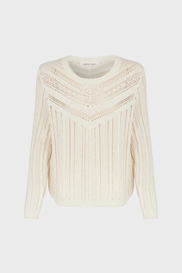 Gerard Darel BROOKE OPEN STITCH SWEATER