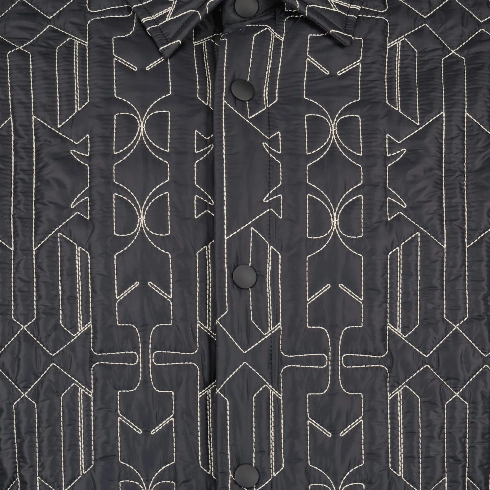 Graphic Quilted Shirt