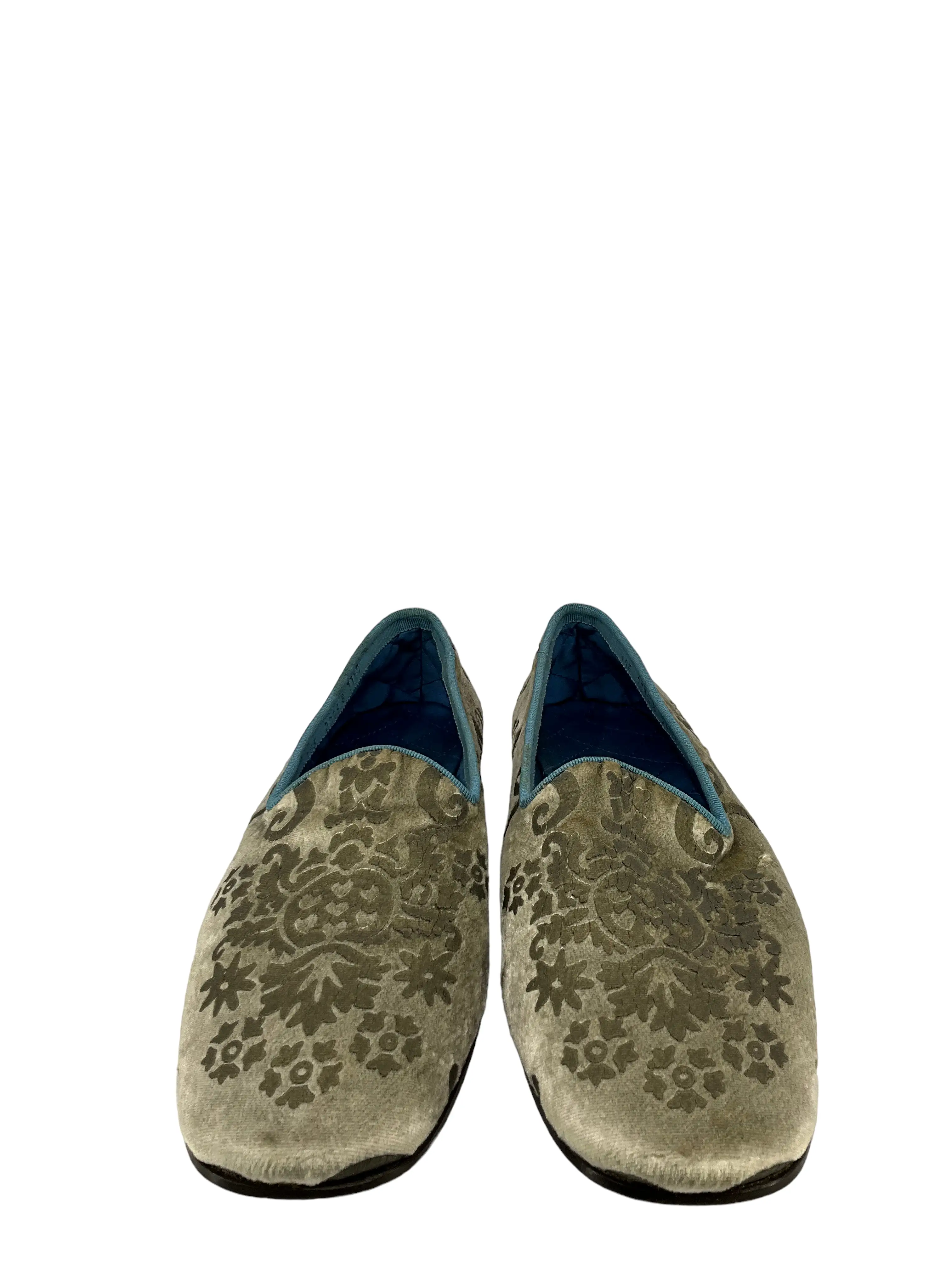 Gucci Gold Brocade Flats Size 7.5