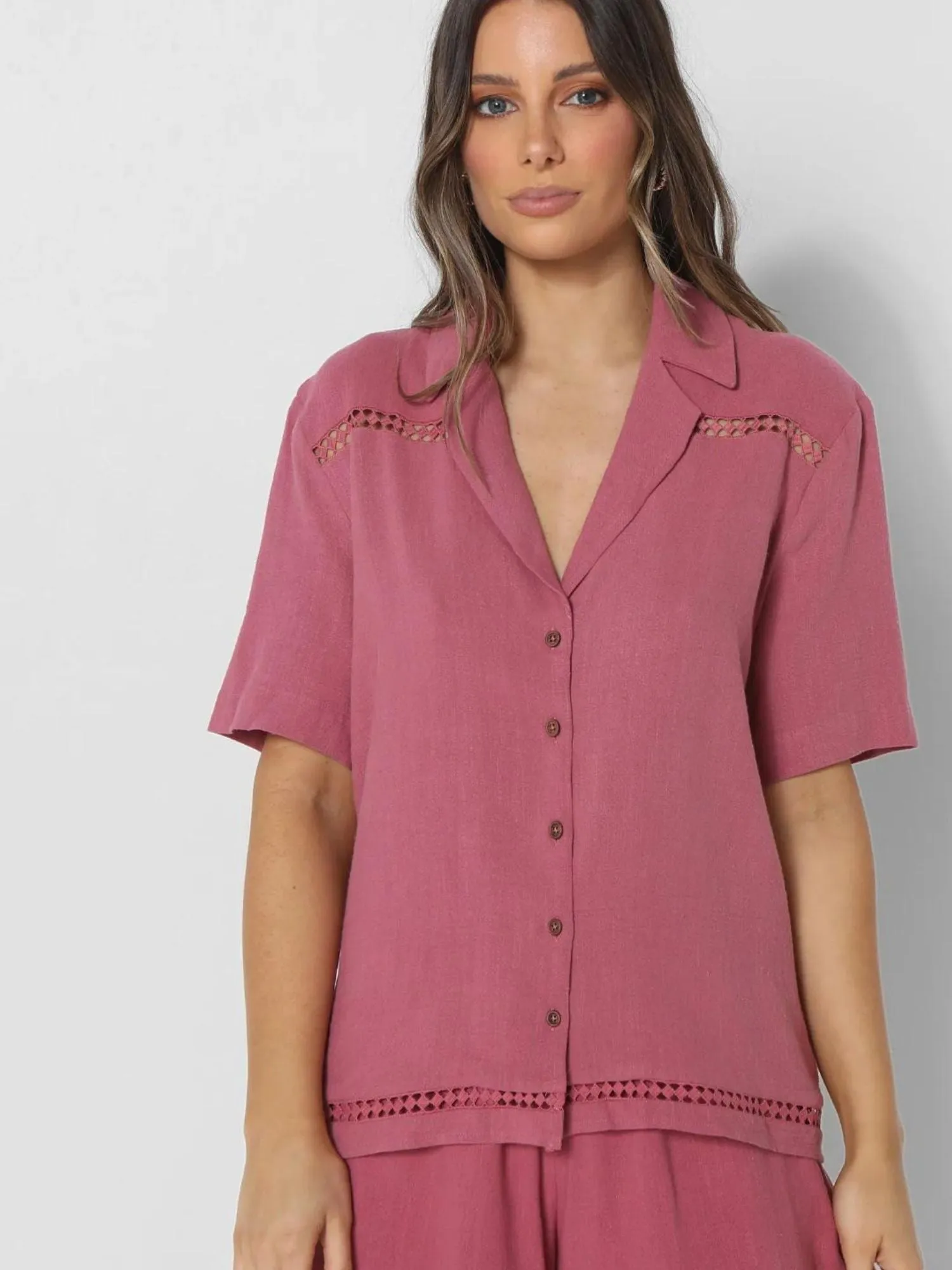 Harlow Shirt | Plum