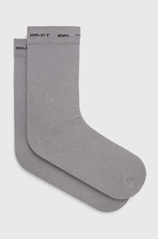 Heliot Emil socks gray color HE.16.46.C01