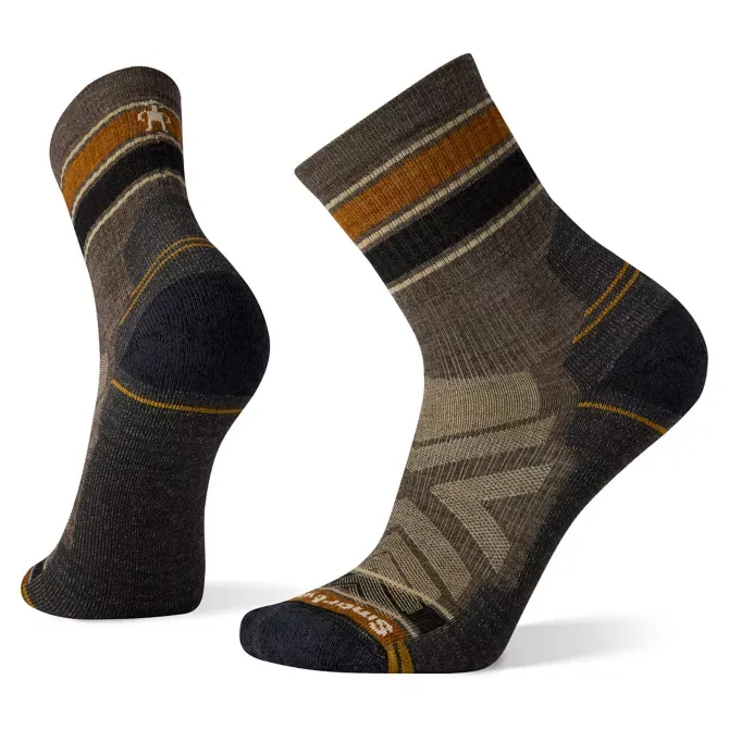 Hike Light Cushion Striped Mid Crew Socks - SW001609