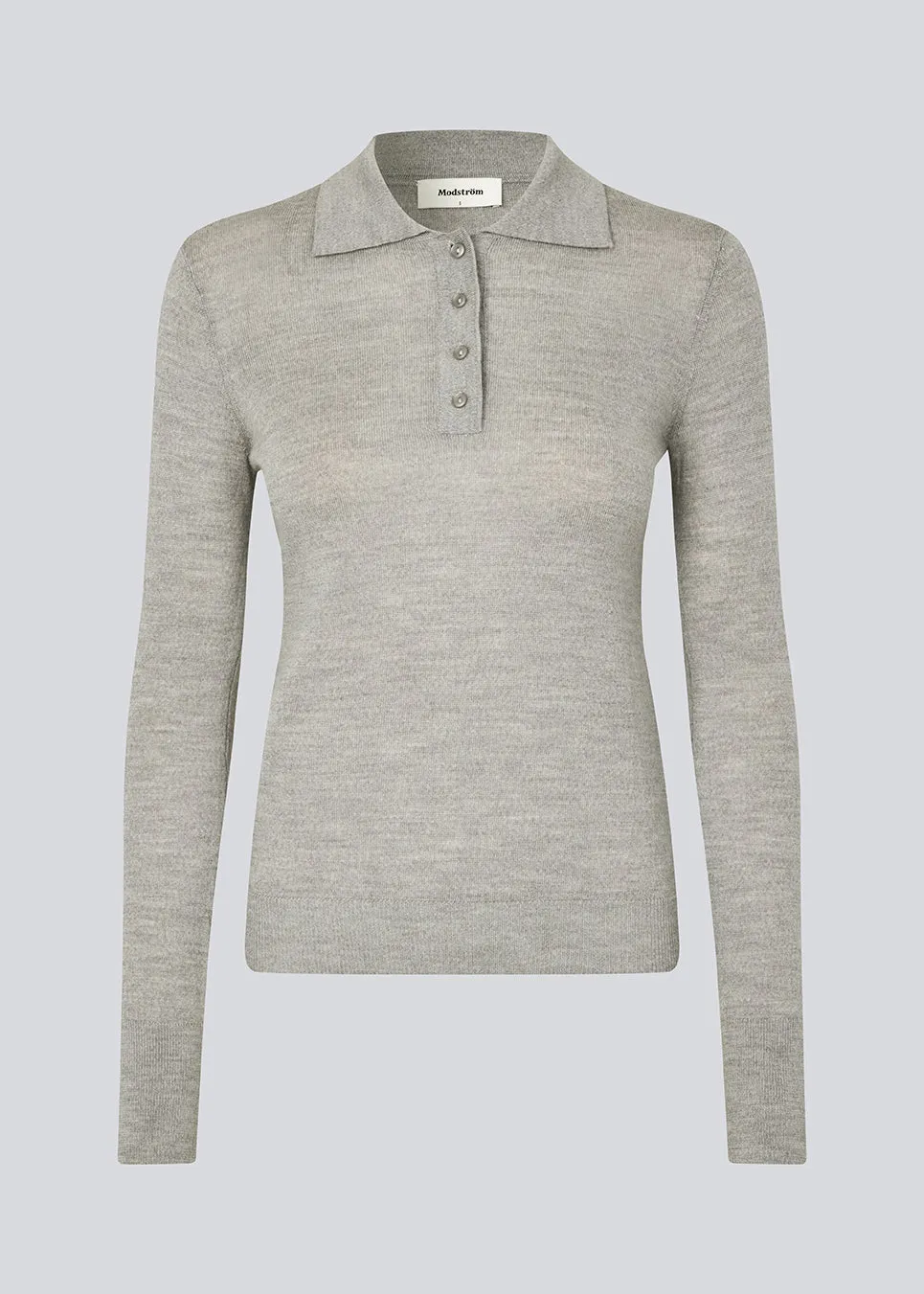 HirokiMD polo - Grey Melange