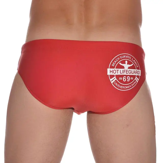 Hot Lifeguard Swim Briefs For Men