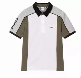 Hugo Boss Boys Polo w/logo_ Grey J28095A-A32