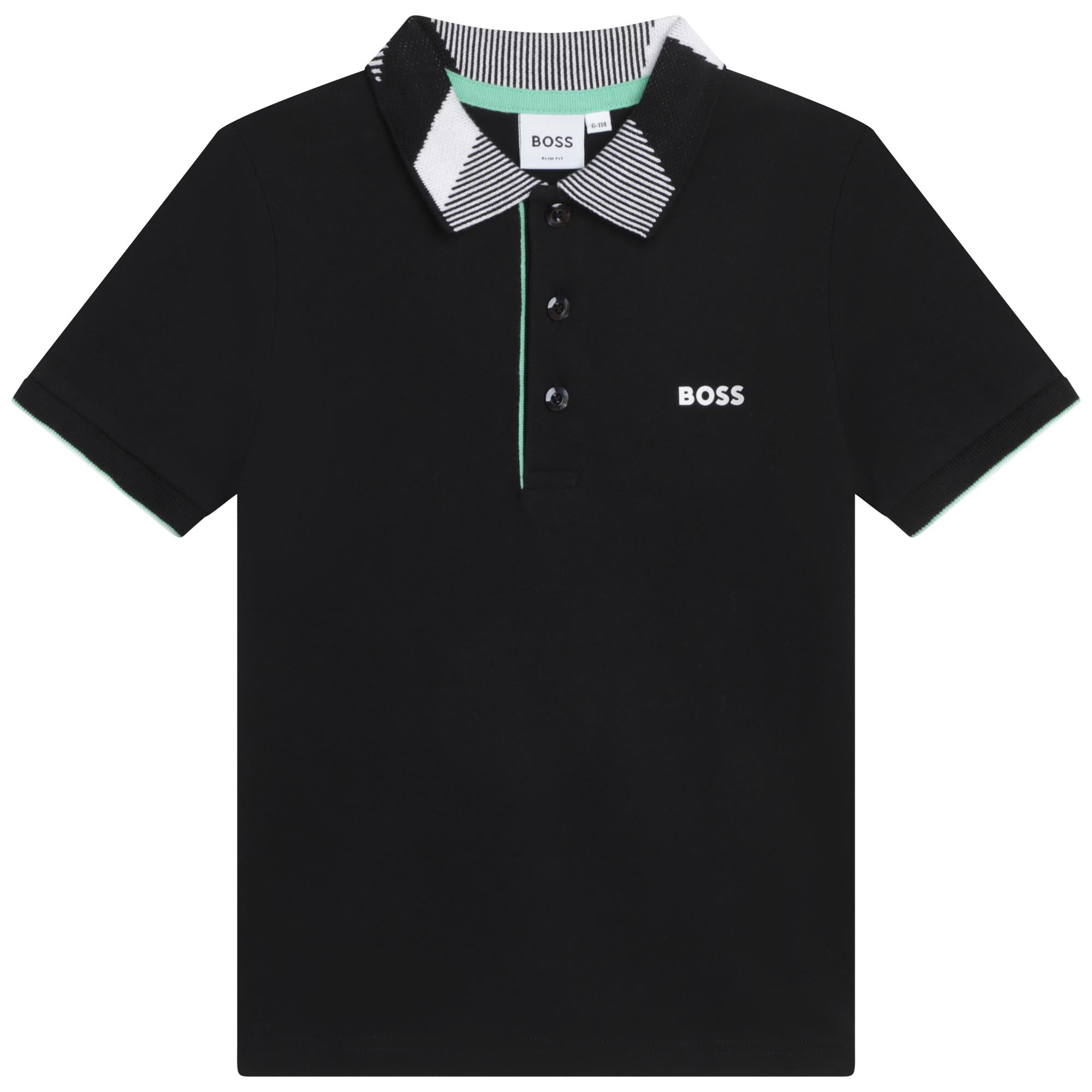 Hugo Boss Boys S/S Polo _ Black J25N58-09B