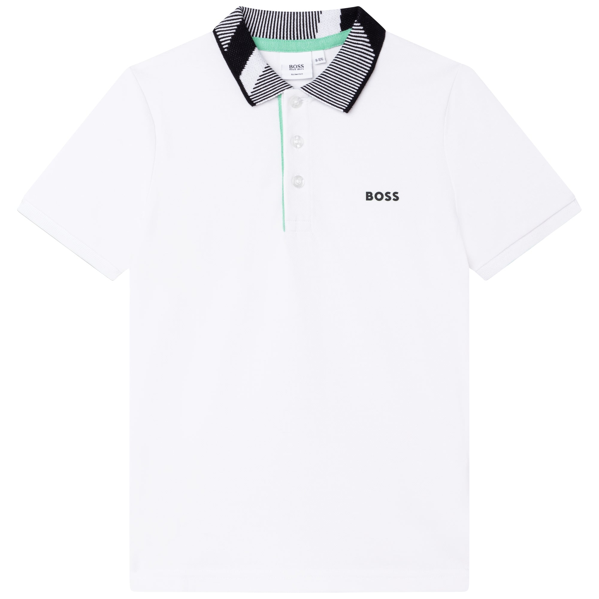 Hugo Boss Boys S/S Polo _ White J25N58-10B