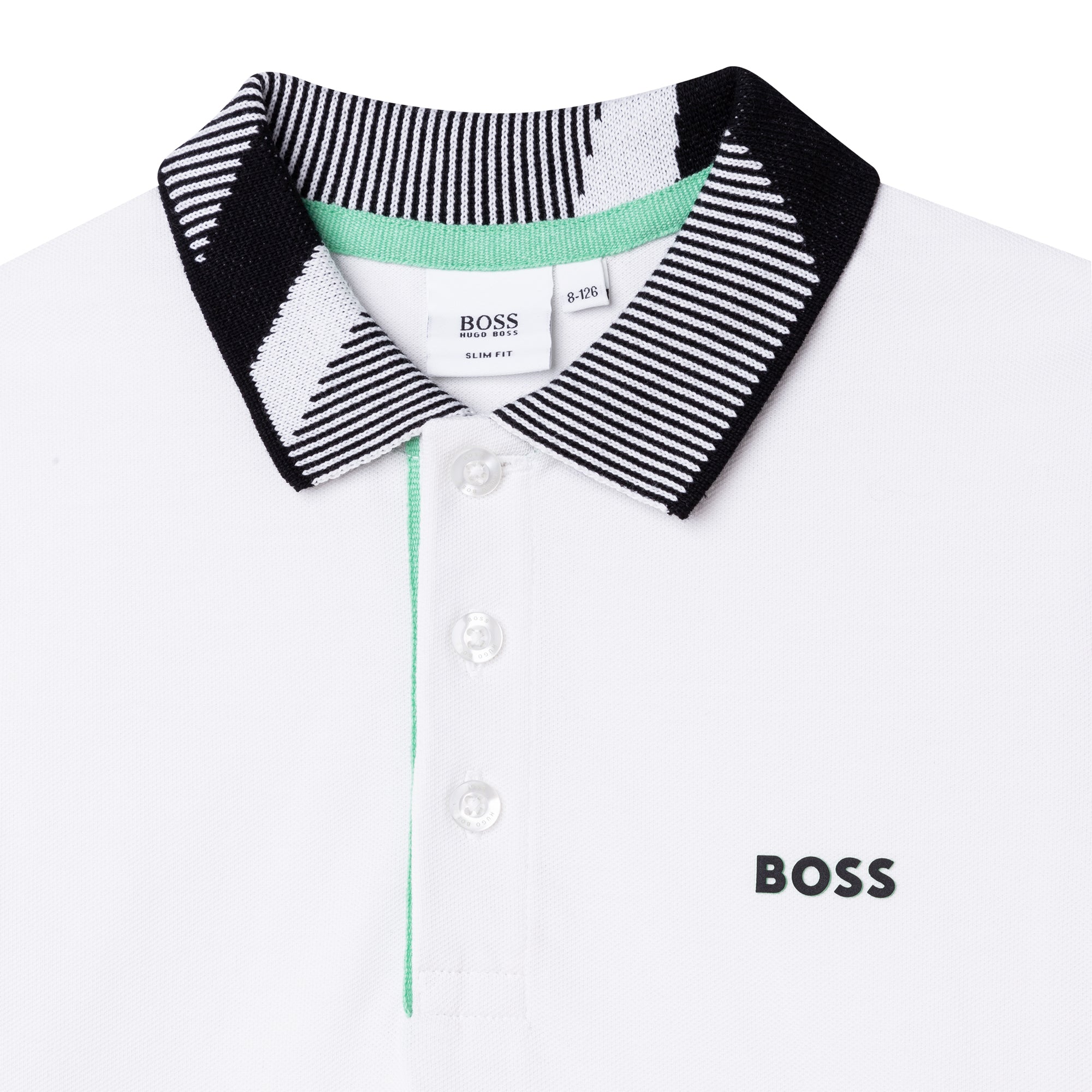 Hugo Boss Boys S/S Polo _ White J25N58-10B